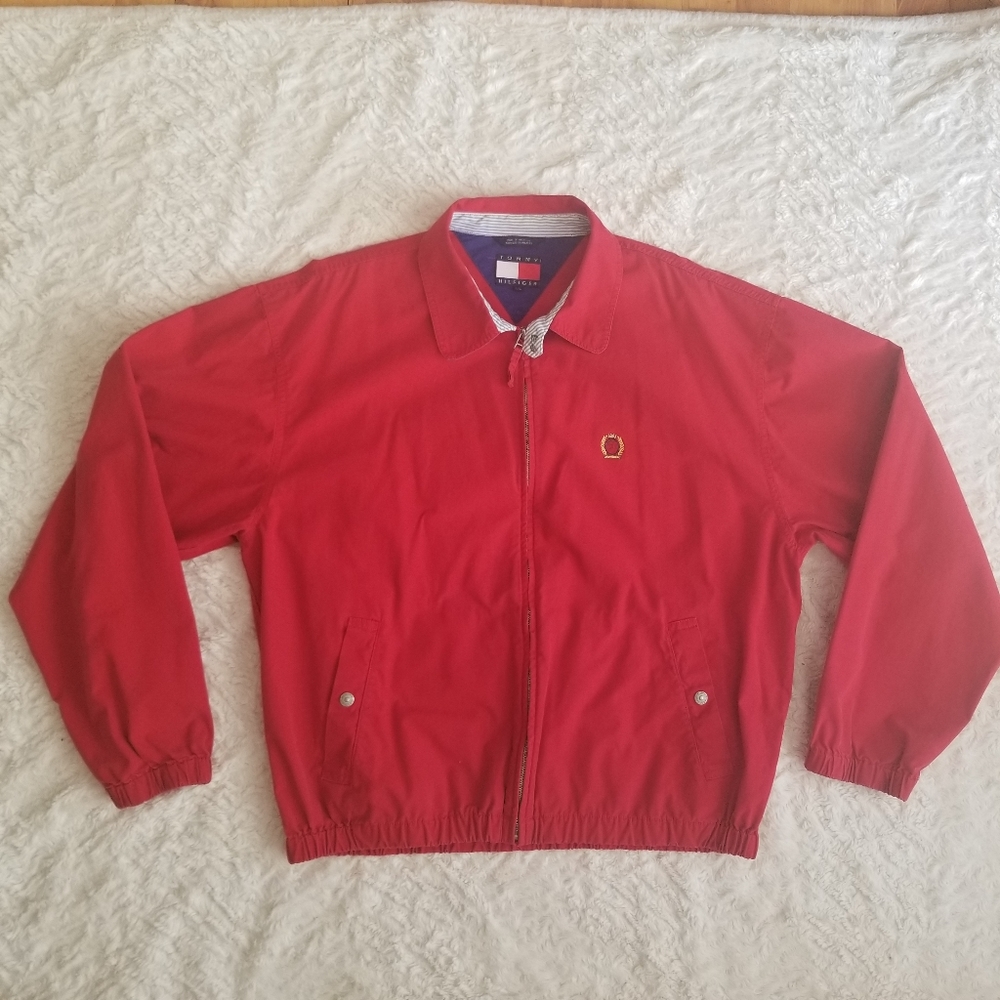 Tommy Hilfiger Red Lightweight Cotton Sports Coat - Picture 9 of 16
